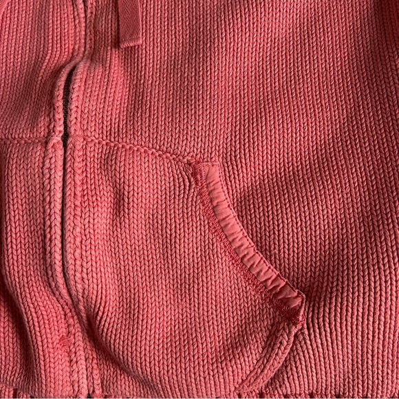 Chico's Womens Size 3 Coral Knit Zip-Up Sweater - Picture 4 of 7